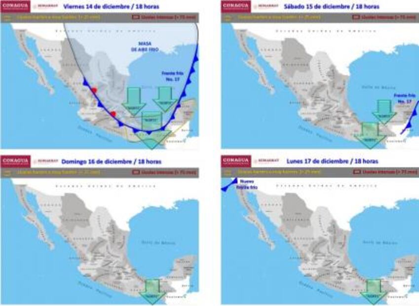 Se esperan temperaturas de hasta -5 grados durante el fin de semana en SLP