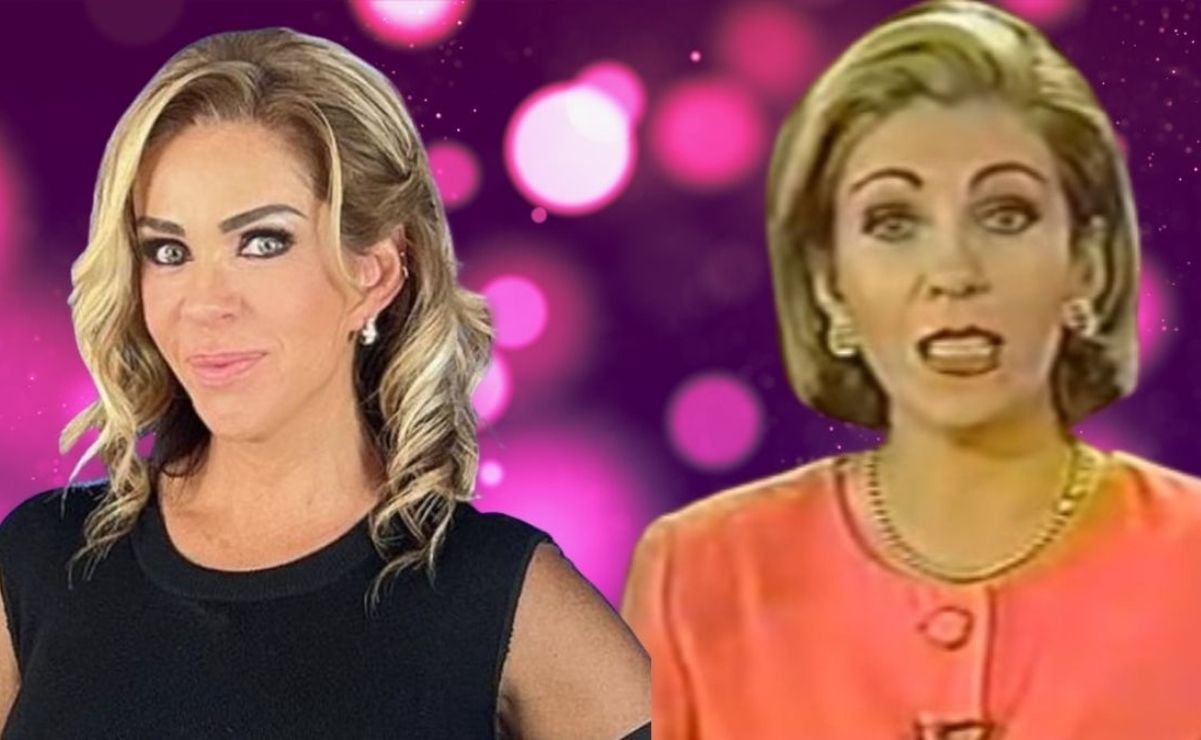 Rocío Sánchez Azuara. Así lucía cuando debutó en televisión