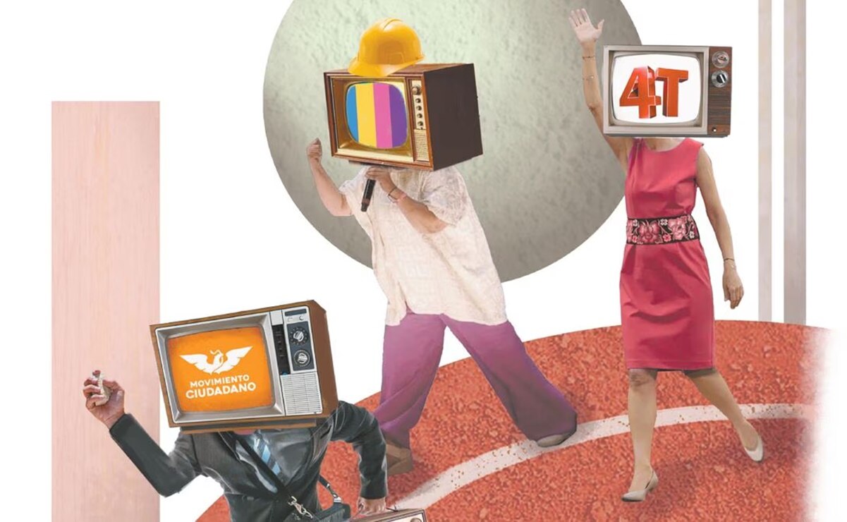 Álvarez Maynez duplica a candidatas en spots. Ilustración: EL UNIVERSAL