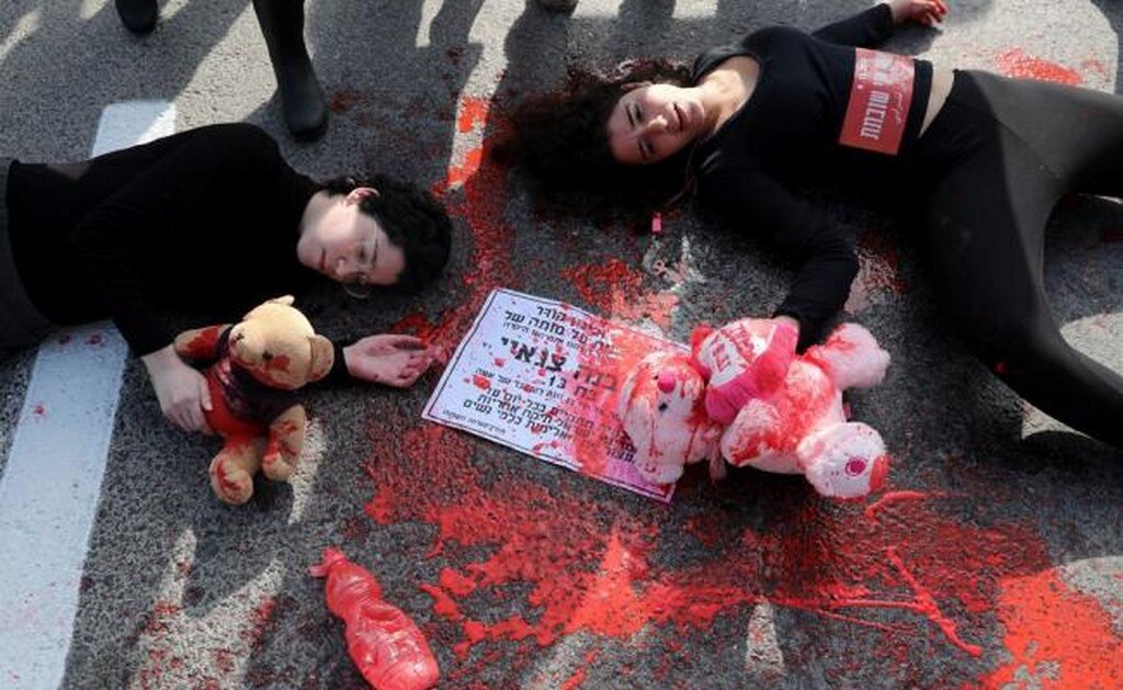 Miles de mujeres protestan contra la violencia de género en Israel