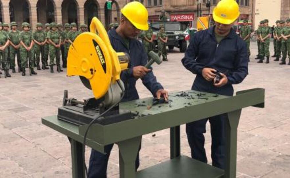 SEDENA destruye más de 2 mil réplicas de armas