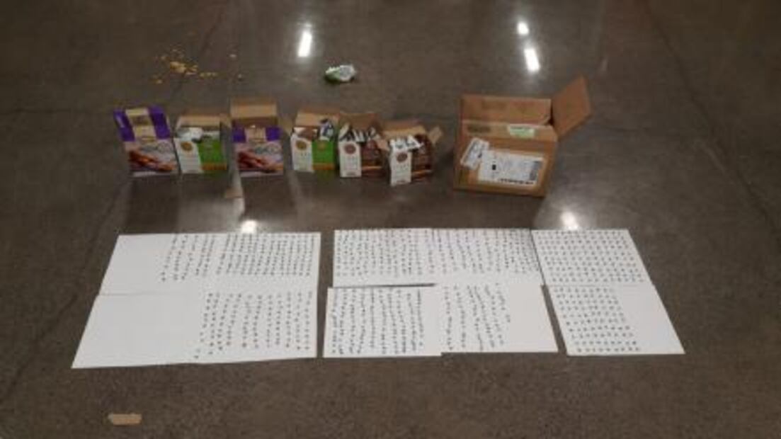 Aseguran 990 pastillas de fentanilo en aeropuerto de SLP