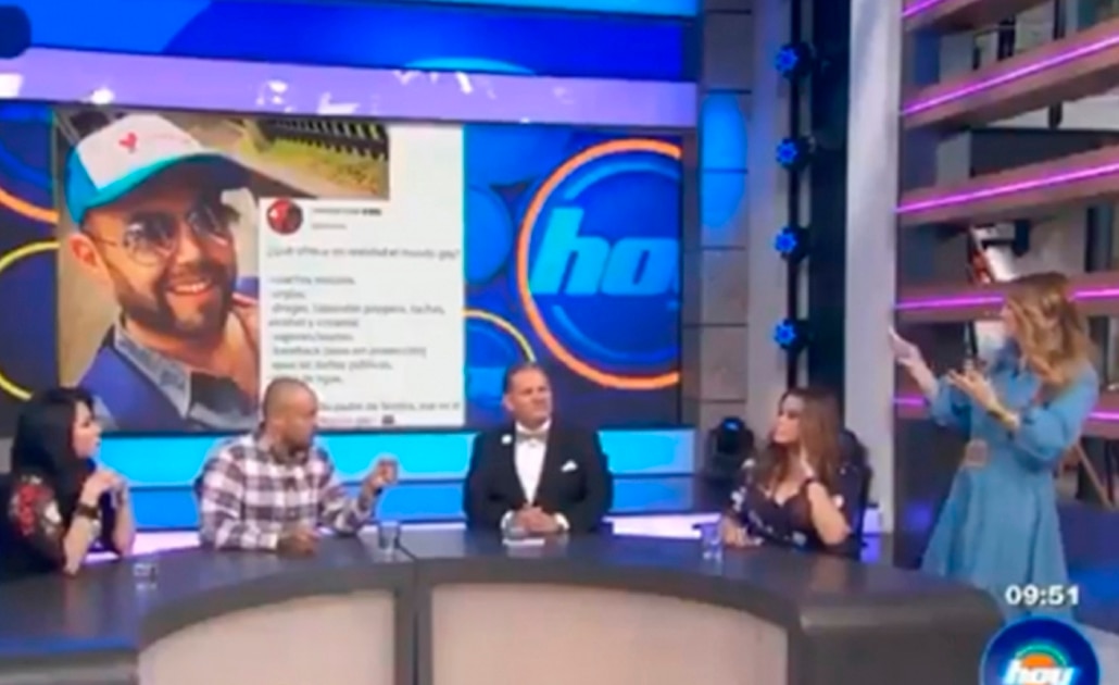 "Conozco a homosexuales respetables", responde Andrea Legarreta a Mauricio Clark