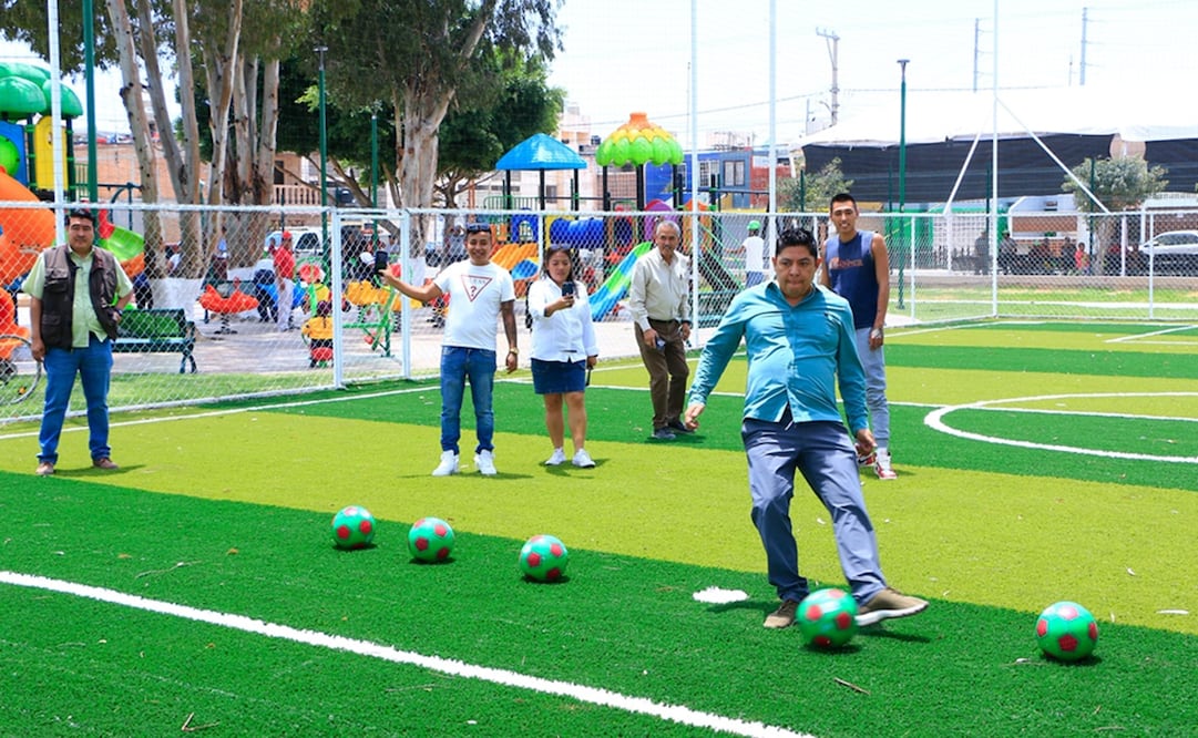 Inauguran parque urbano en Villa de Pozos, SLP. Foto: Especial