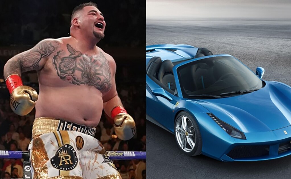 Andy Ruiz compró un Ferrari de más de cinco mdp