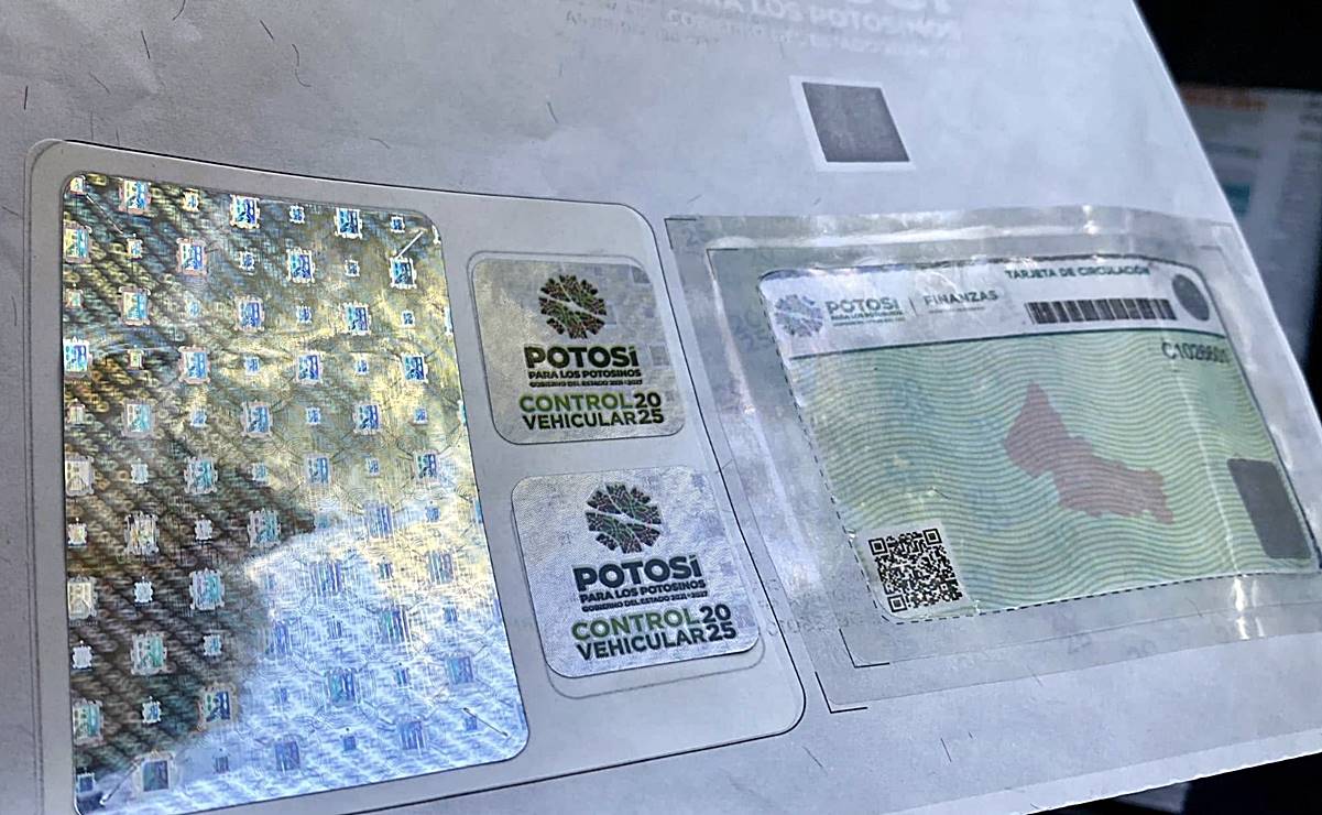 La nueva tarjeta de circulación es obligatoria para todos los conductores en SLP. Foto: Especial