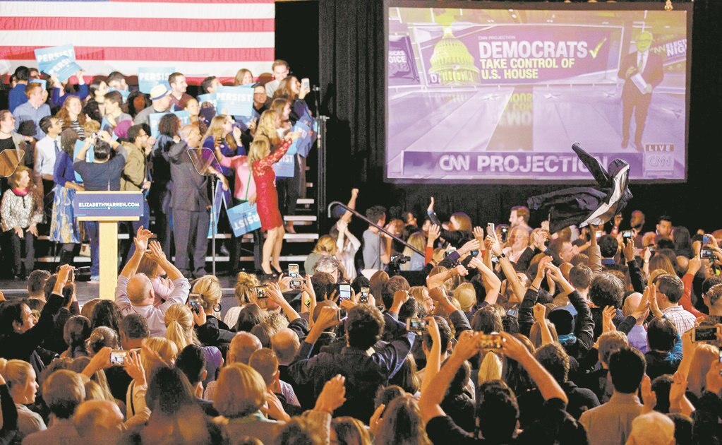  Demócratas arrebatan Cámara Baja a Trump