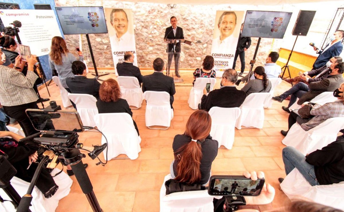 Con siete compromisos, Octavio Pedroza propone impulsar la riqueza cultural de SLP