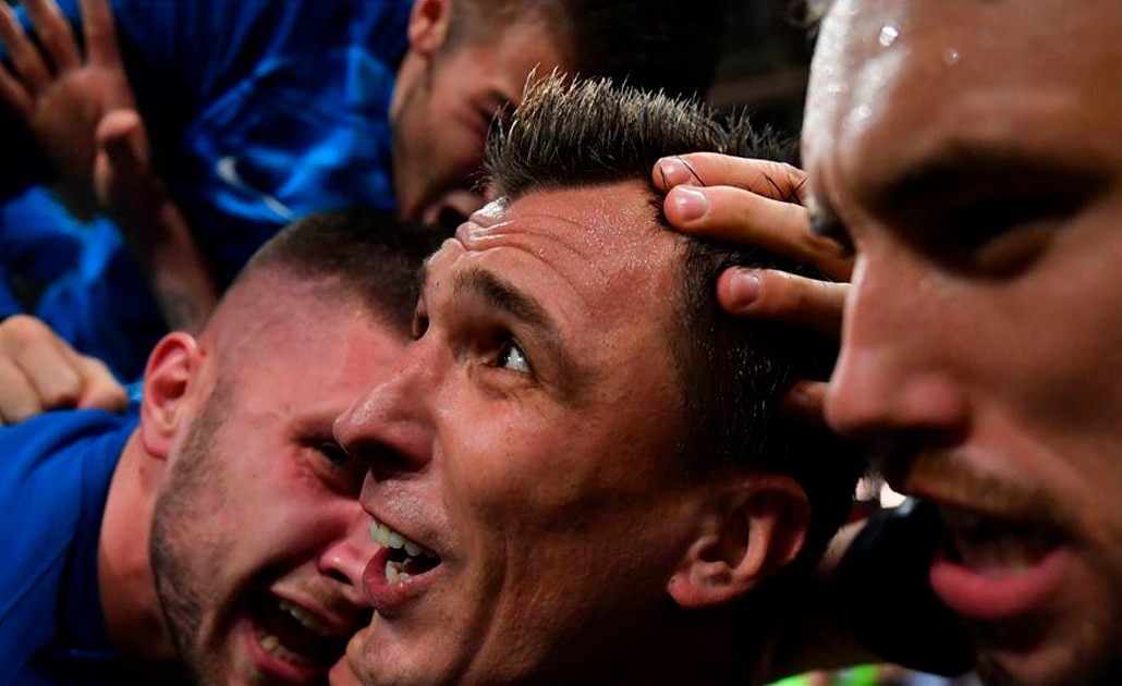 "No sé quien me dio el beso"; el festejo croata desde adentro