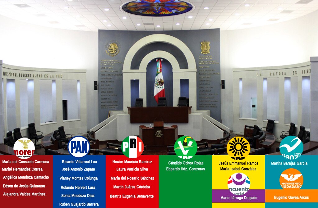 Conoce a la LXII Legislatura del Congreso del Estado