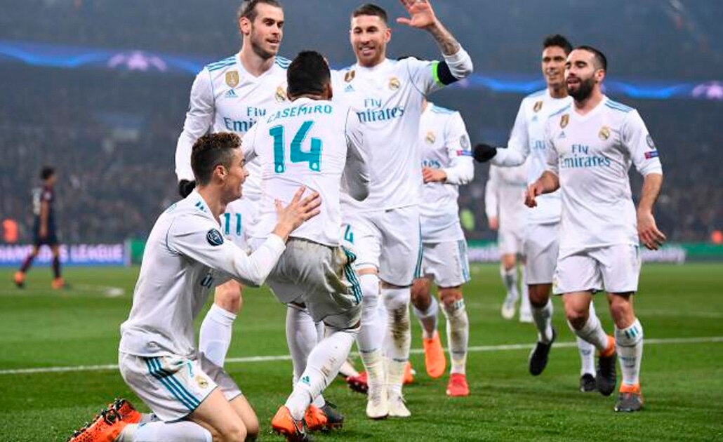 Real Madrid se impone al PSG y avanza a los cuartos de final