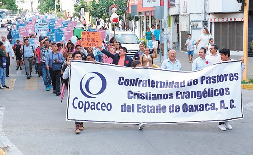 Evangélicos van contra reforma que avala aborto en Oaxaca