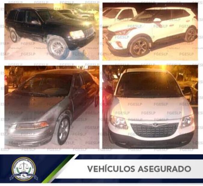 Detienen a seis durante operativos conjuntos en Matehuala; aseguran droga y vehículos