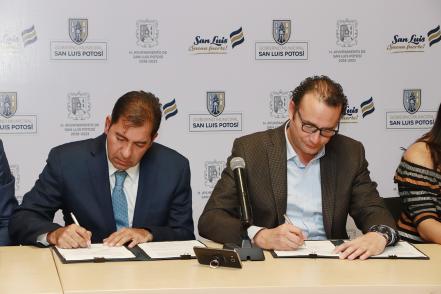 Ayuntamiento de SLP e ICAT firman convenio de colaboración 