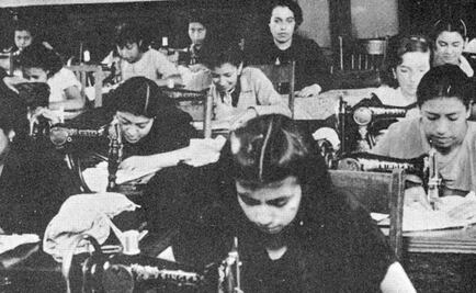 En casa y con máquina, así se cosía la ropa