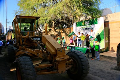 Inicia la modernización de calle Galeana en Villa de Pozos 