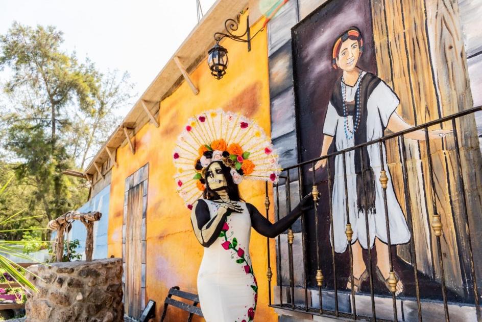 FOTOS. La Catrina llegó a San Luis Potosí y ya recorre sus municipios 