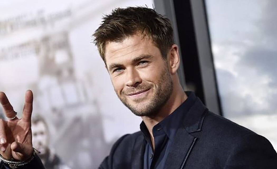 Chris Hemsworth presume su físico en entrenamiento para "Men In Black 4"