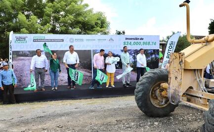 Gobierno de SLP da inicio a obras de una red de caminos en el municipio de Chalchicuautla, en la Huasteca
