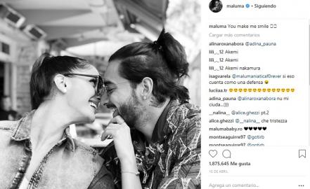 Las fotos más románticas de Maluma y Natalia Barulich