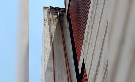 Flamazo en casa habitación, sólo daños