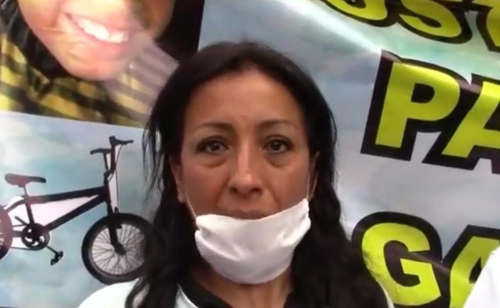 Familiares protestan afuera de Fiscalía de SLP por muerte de niño Gael