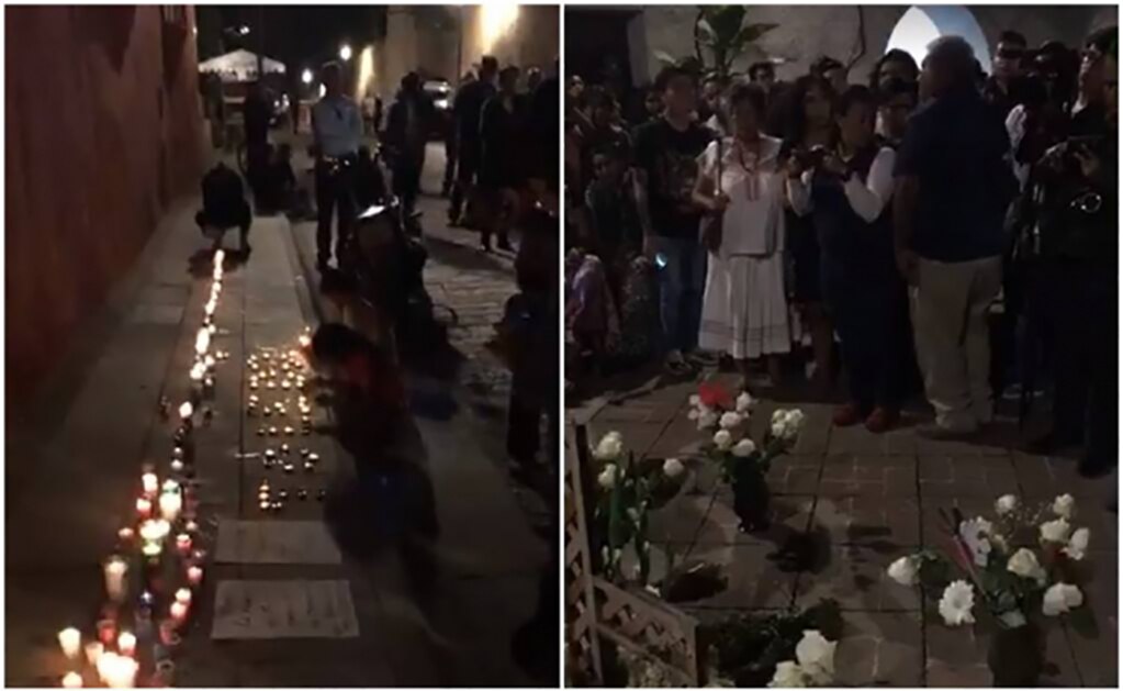 Se reúnen oaxaqueños para honrar la memoria de Toledo