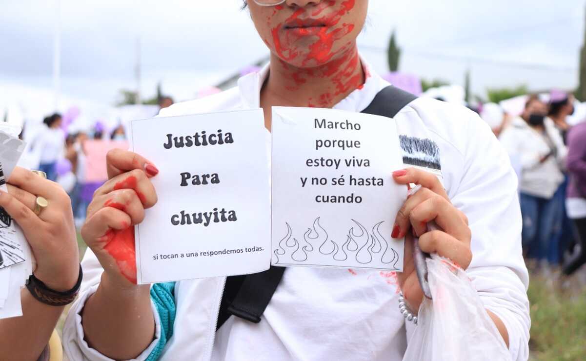 Caso Chuyita. Pruebas científicas permitieron detener al presunto feminicida, asegura fiscal de SLP. Foto: Fabiola Juárez