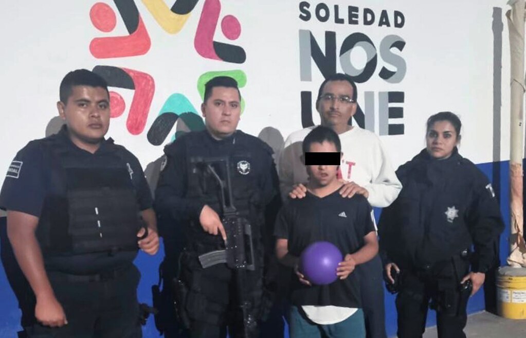 Policías soledenses auxilian a menor extraviado 