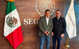 Gallardo se reúne con García Harfuch, acuerdan ampliar operativos federales en SLP