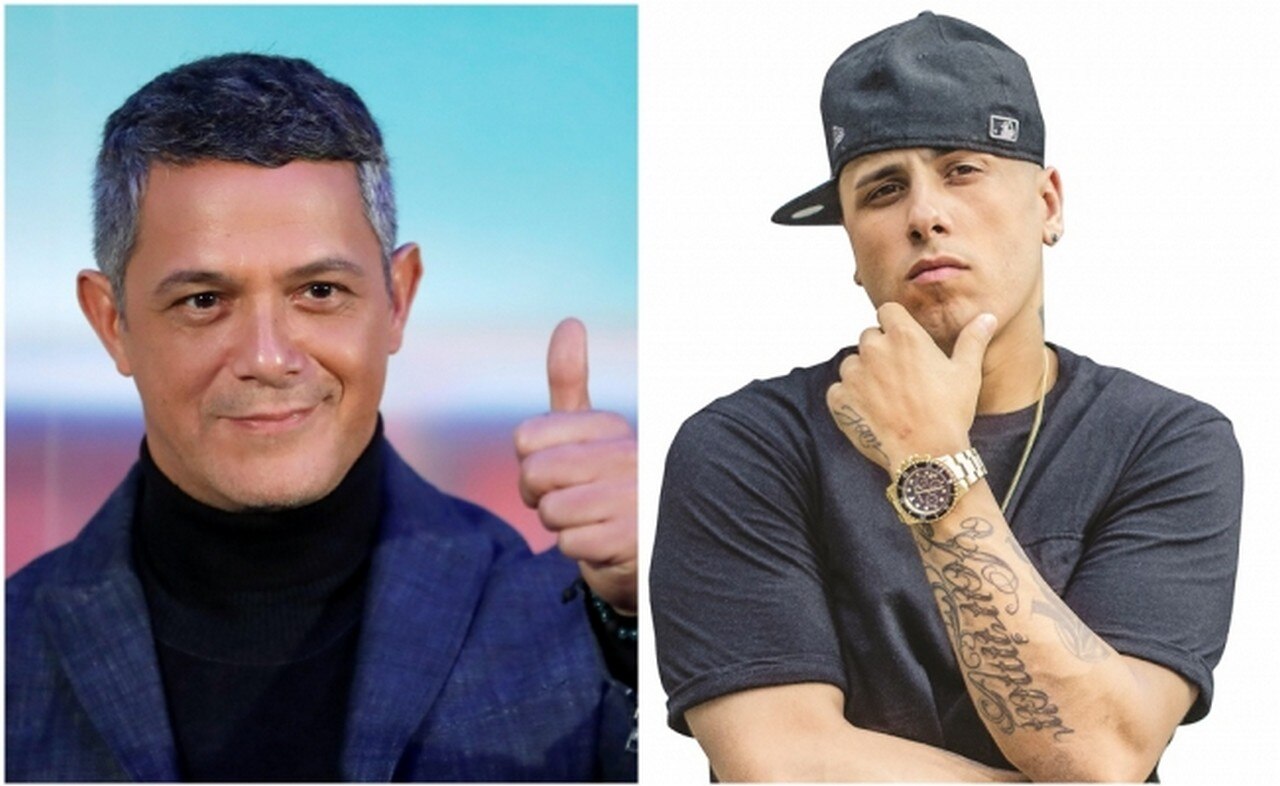 Alejandro Sanz y Nicky Jam. Fotos: Archivo EL UNIVERSAL
