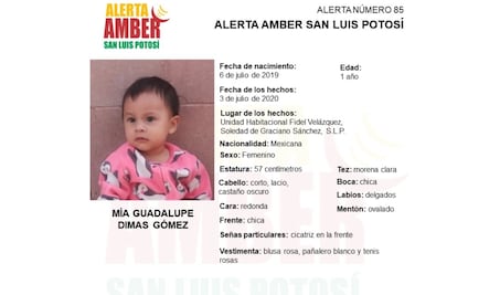 Localizan en La Esperanza cadáver de bebé reportada como desaparecida 