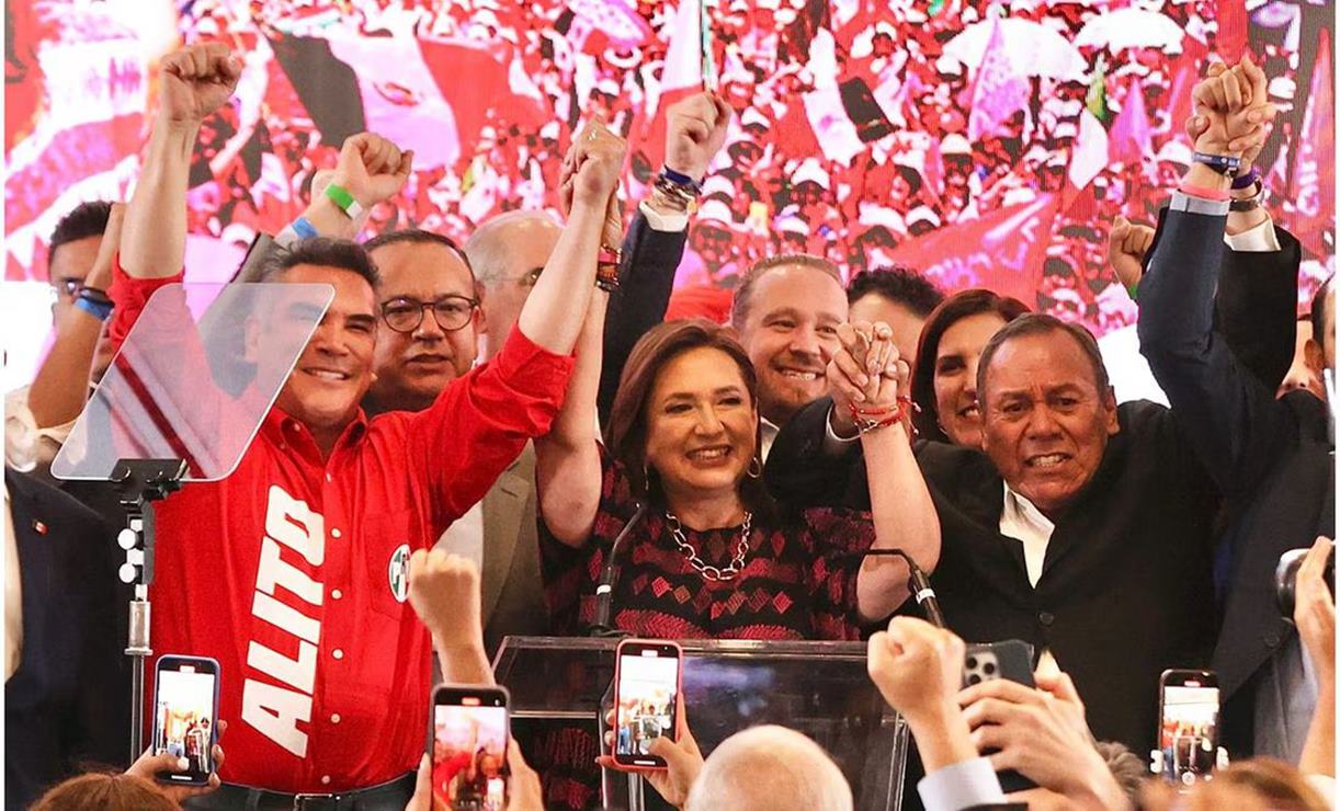 "¡Ya ganamos!", dice Xóchitl Gálvez tras cierre de casillas