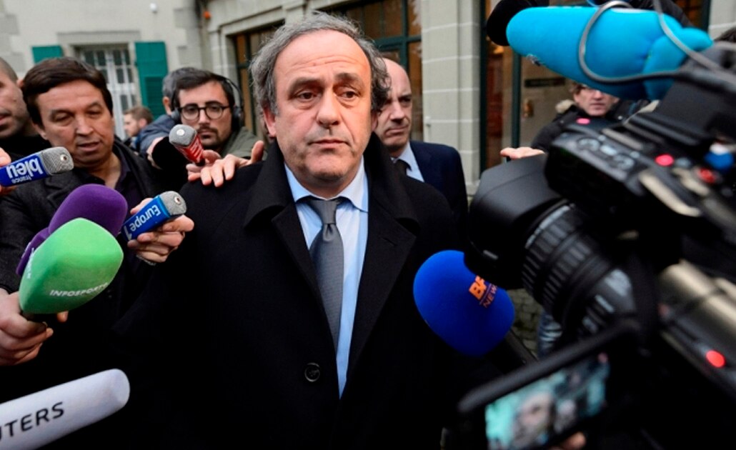 Antigua estrella del fútbol francés Michel Platini. Foto: EFE