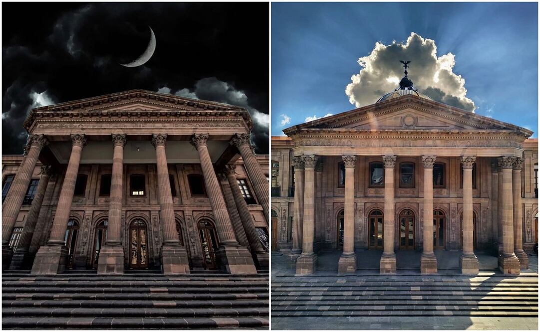El Teatro de la Paz, joya neoclásica de San Luis Potosí, celebra 131 años como uno de los recintos culturales más emblemáticos de México. Foto: @jcaxelrodriguez.