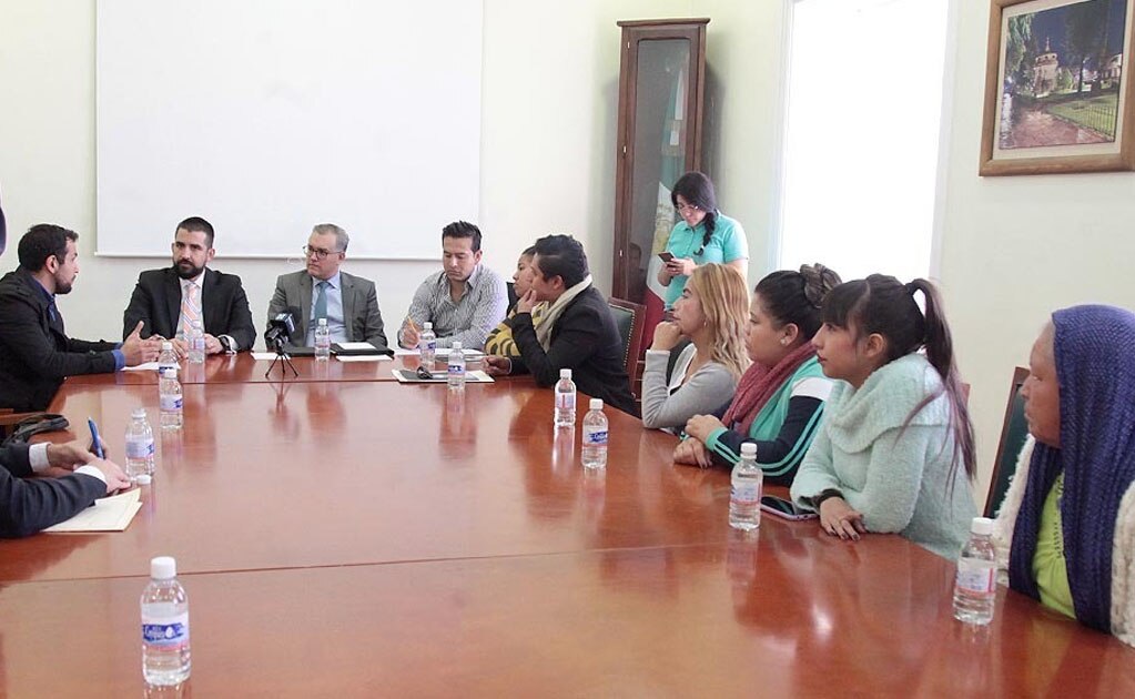Diputados atendieron a habitantes de Villa de Reyes que se manifestaron el jueves en el Congreso del Estado por conflicto con ayuntamiento. Foto: Congreso del Estado