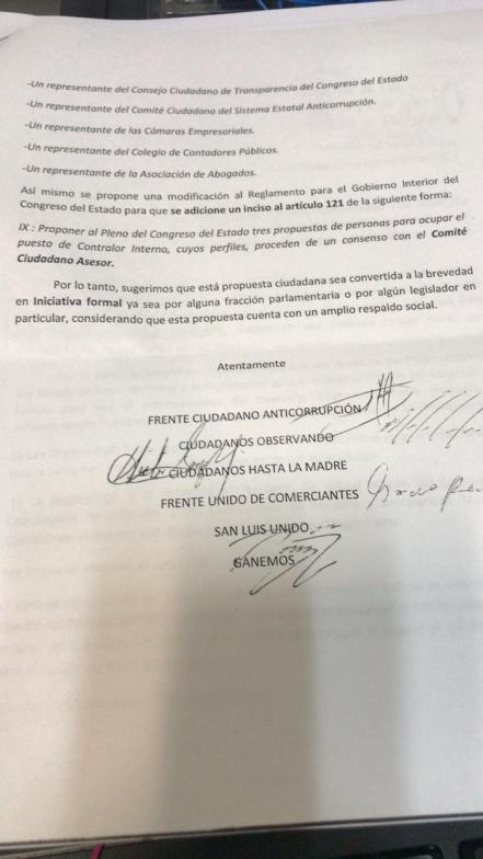 Piden ciudadanización en elección de contralor interno de Congreso