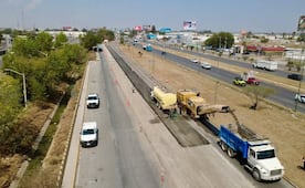 Rehabilitación de las laterales de la Carretera 57 estará lista en 15 días: Gallardo