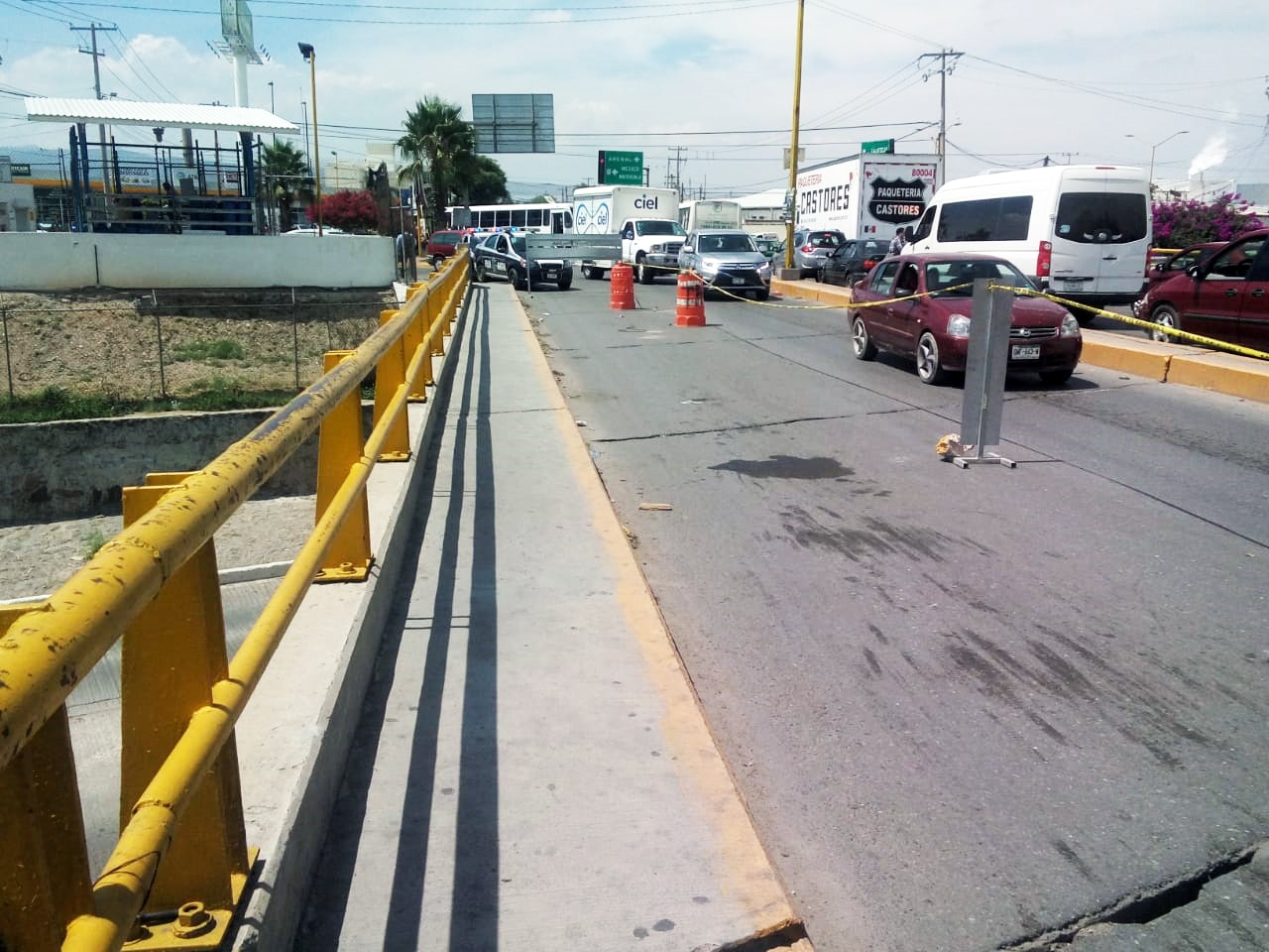 Tres días del daño en puente de San Felipe y SEDUVOP hace caso omiso