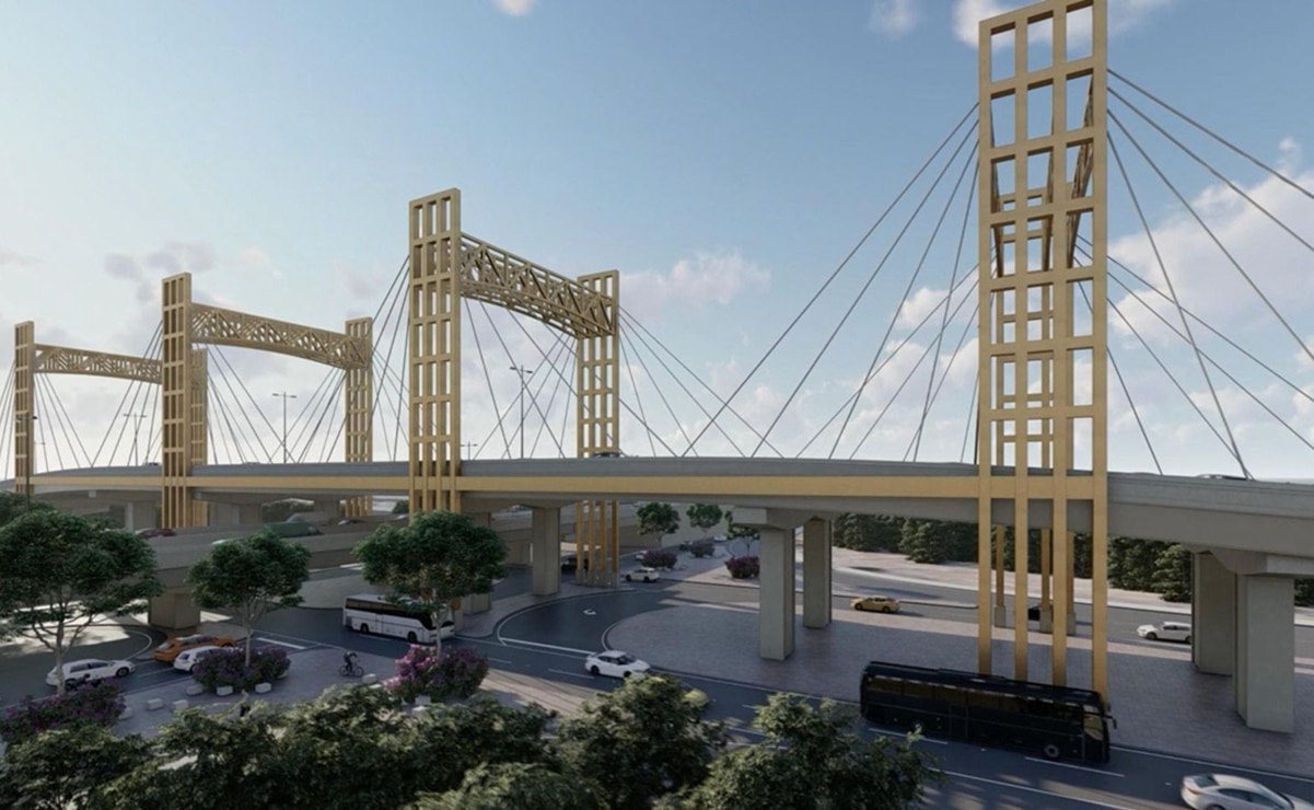 Puente más grande de SLP. Foto: Especial
