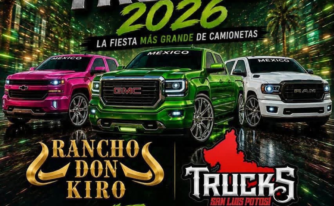 Anuncian Rodada Nacional de Trucks en SLP. Imagen: Especial