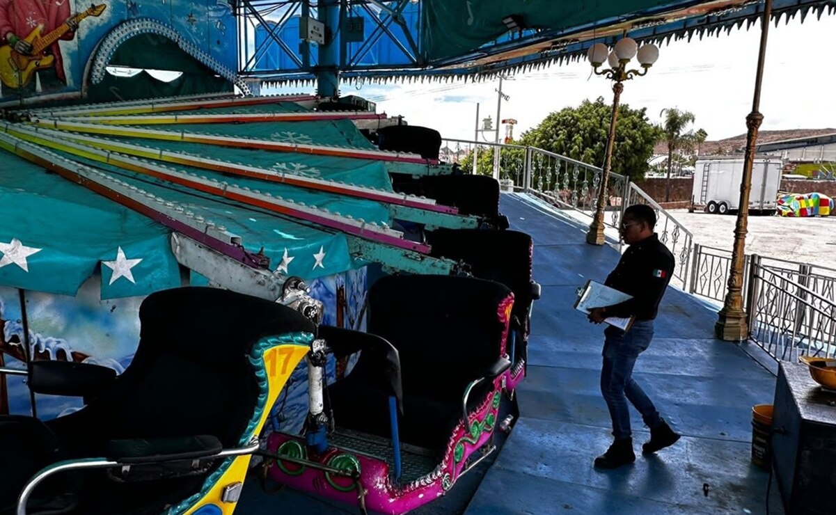 Realizan supervisión a los juegos mecánicos de la Fenapo. Fotos: Especiales