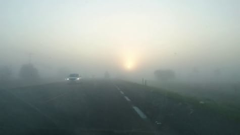 Neblina provoca accidentes de tránsito en la capital