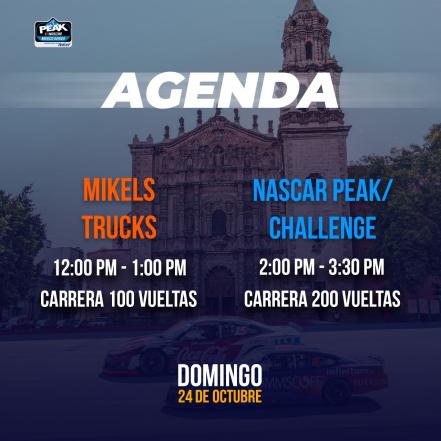 Realizarán Nascar Peak México Series en el Super Óvalo Potosino este fin de semana