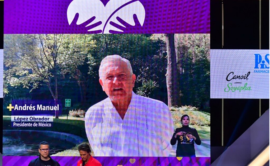 López Obrador reconoce la "noble tarea” del Teletón
