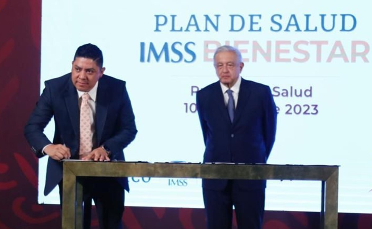 Ricardo Gallardo, gobernador de SLP, firma Acuerdo Nacional para la Federalización de los Sistemas de Salud para el Bienestar