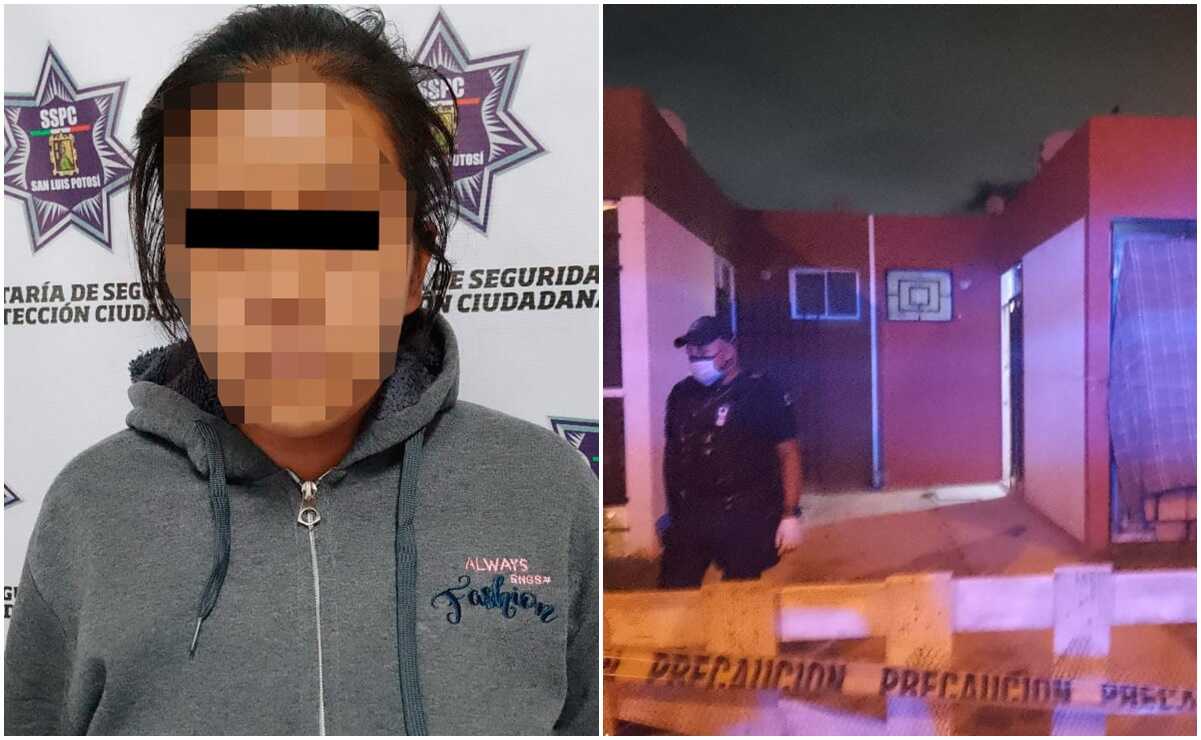 Detienen a mujer por inhumación clandestina de sus dos hijos en Villa de Pozos. Fotos: Especiales
