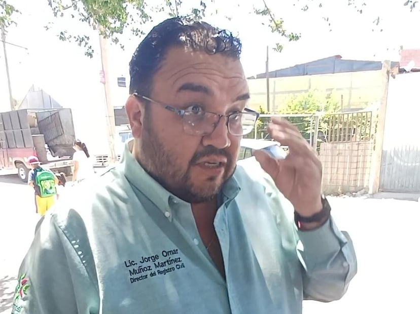 Jorge Omar Muñoz, director del Registro Civil del Estado, reconoce que se está trabajando a marchas forzadas para digitalizar el total de actas de nacimiento en San Luis. Foto: Samuel Estrada EL UNIVERSAL
