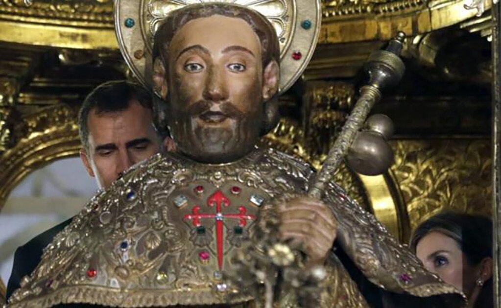 Buscan la piedra donde fue depositado el apóstol Santiago