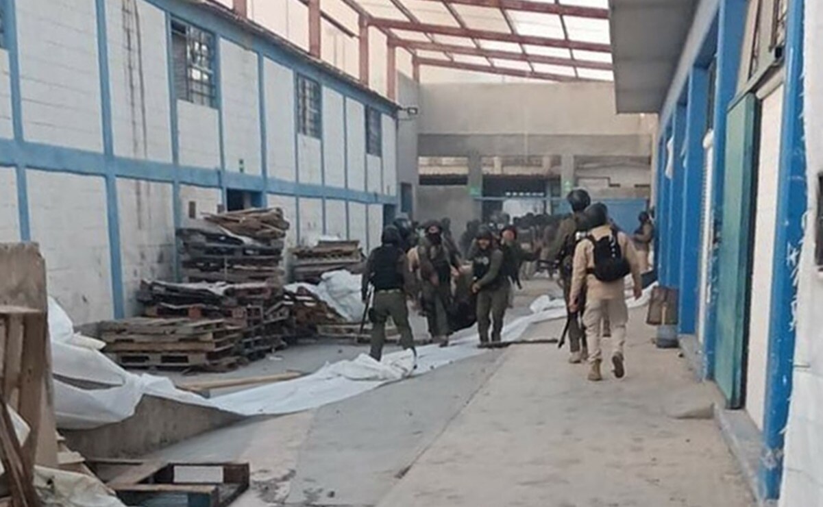 Fiscalía de SLP analiza videos del penal de La Pila, tras motín que dejó 3 muertos. Foto: Especial